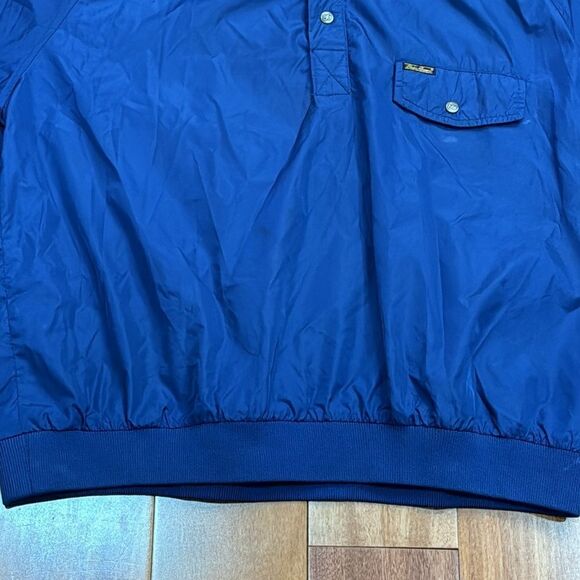Vintage Eddie Bauer Bright Blue Windbreaker Pullover Jacket Size XL - Picture 7 of 13